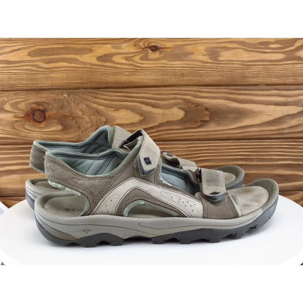 Columbia Size 10 M Women Sandal Sport Sandals Brown Leather Crescent‎ Trail